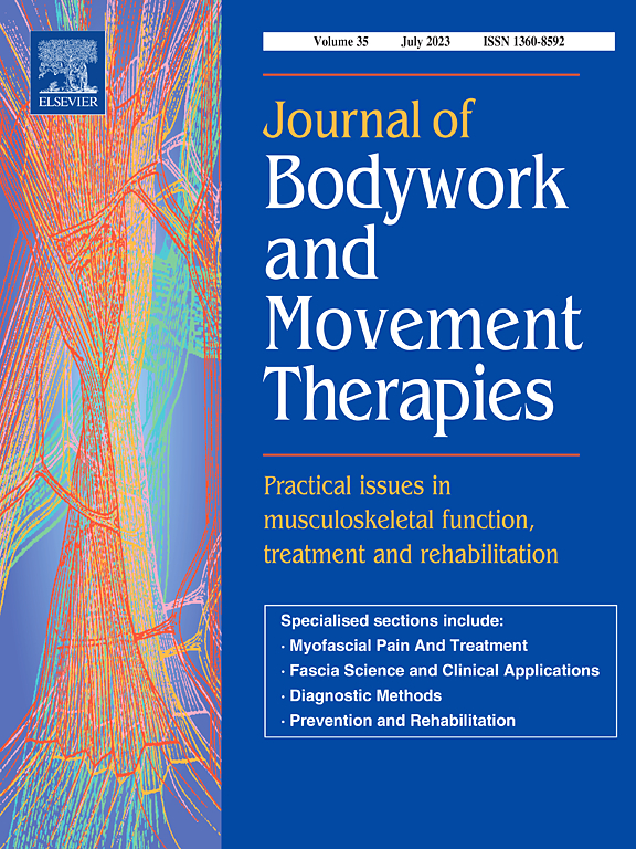 Go to journal home page - Journal of Bodywork and Movement Therapies